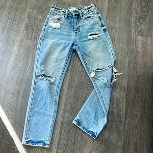 PacSun blue denim mom jeans size 23